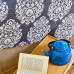 Постельное белье Karaca Home - Moni indigo индиго pike jacquard 200*220 евро