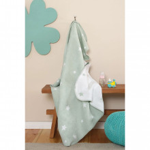 Дитячий плед в ліжечко Karaca Home - Star mint 100*120