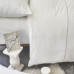 Постельное белье Karaca Home - White Colletion Bigem gri серый евро