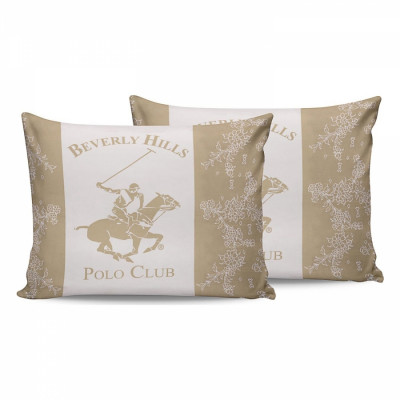 Наволочки Beverly Hills Polo Club - BHPC 013 Cream 50*70 (2 шт)