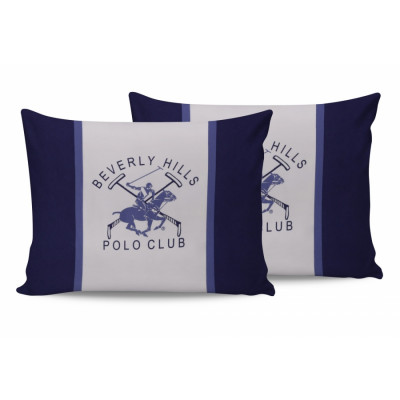 Наволочки Beverly Hills Polo Club-BHPC 029 Blue 50 * 70 (2 шт)