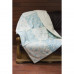 Плед микроплюш Barine - Star Patchwork throw mint ментоловий 130*170