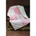 Плед микроплюш Barine - Star Patchwork throw pink розовый 130*170