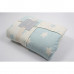 Плед микроплюш Barine - Star Patchwork throw mint ментоловий 130*170