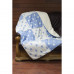 Плед микроплюш Barine - Star Patchwork throw blue голубой 130*170