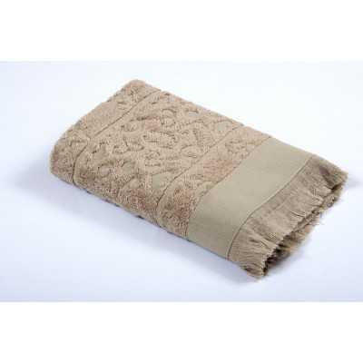 Рушник Tac Royal Bamboo Jacquard-S. Kahve 70*140